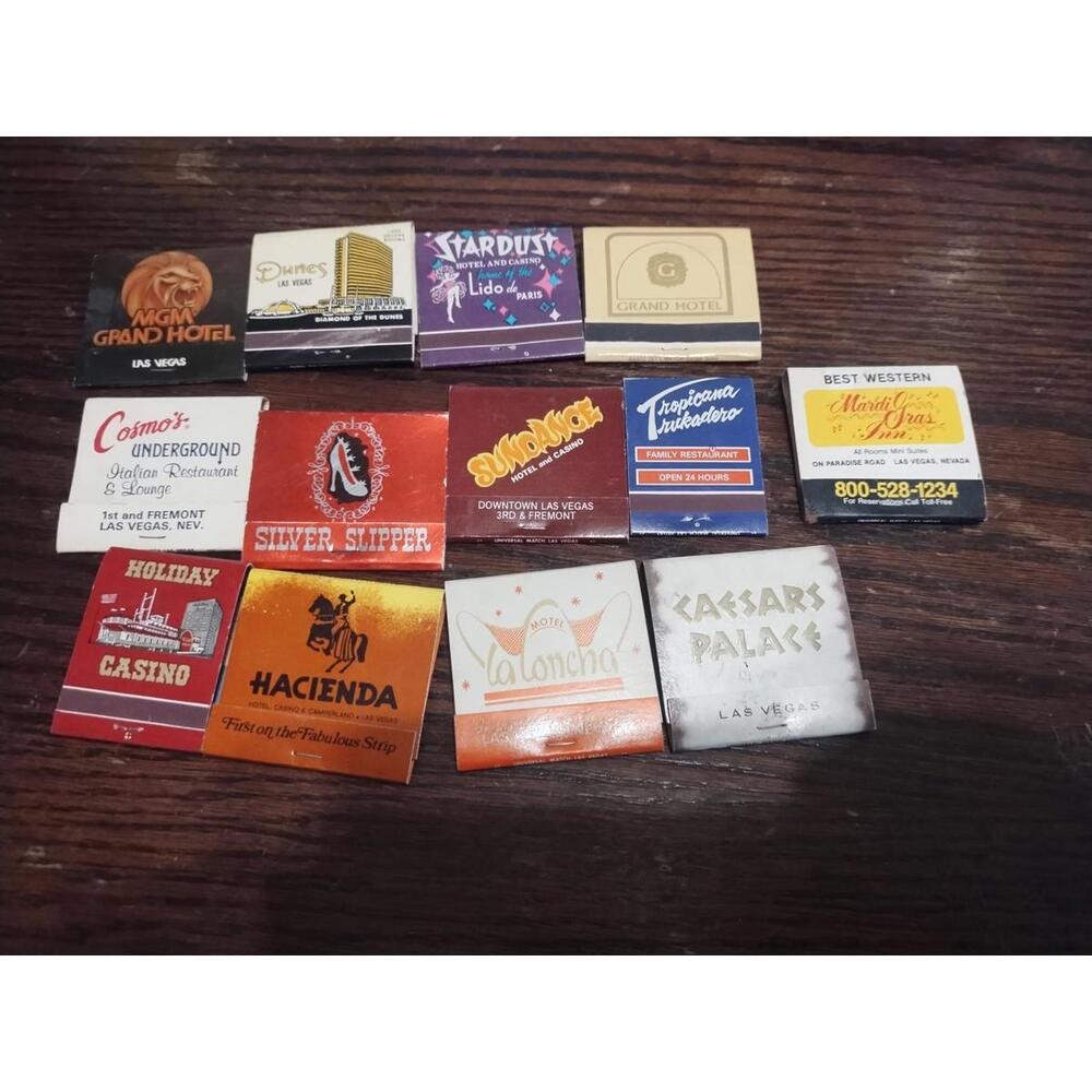 Vintage Las Vegas matchbooks‎